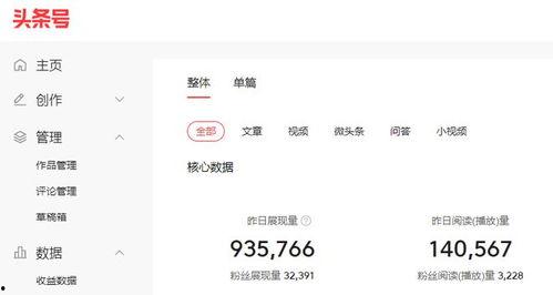 我们在头条有什么收入,揭秘我们在平台上的收入来源与增长